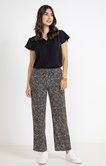 Pantalon large imprimé
