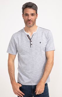 Tee-shirt manches courtes Big slub pique
