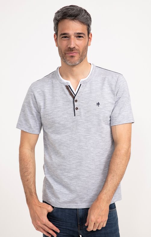 Tee-shirt manches courtes Big slub pique