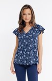 Chemisier à imprimé fleur