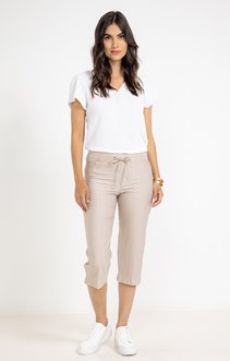 Pantalon coupe jump avec ceinture