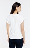 Tee-shirt uni col v