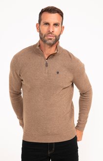 Pull col montant uni Côte