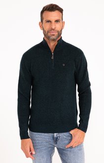 Pull col montant uni Côte