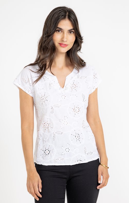 Tee-shirt fantaisie manches courtes
