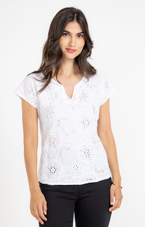Tee-shirt fantaisie manches courtes