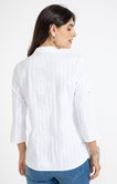 Chemise en coton brodée