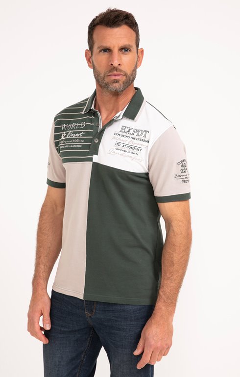 Polo manches courtes Quadro