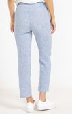 Pantalon aspect chiné coupe droite