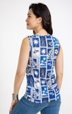 Tee-shirt imprime debardeur