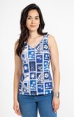 Tee-shirt imprime debardeur
