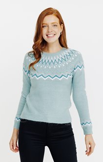 Pull avec jacquard