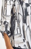 Tunique imprimée zip