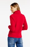 Pull avec fausse plaquette de boutonnage