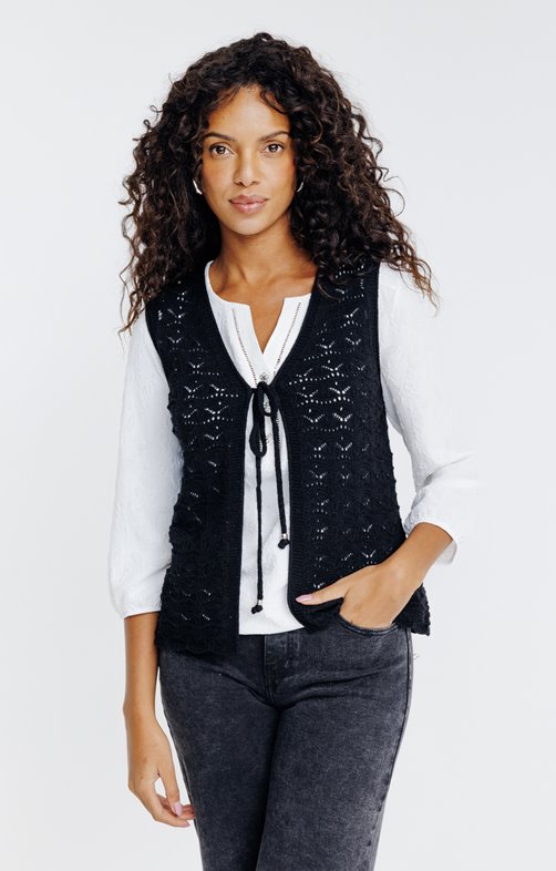 Cardigan sans manche