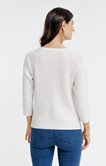 Pull maille brillante