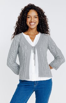 Cardigan ajouré
