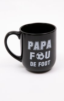 Mug papa fou de foot