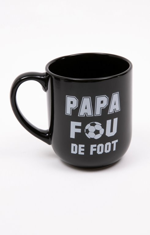 Mug papa fou de foot