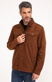 Blouson Geo Suede Camel