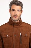 Blouson Geo Suede Camel