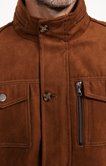 Blouson Geo Suede Camel