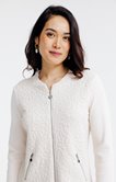 Cardigan bi matière