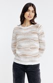 Pull maille fantaisie brillante