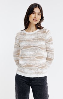 Pull maille fantaisie brillante