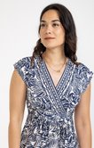 Robe midi cache-coeur