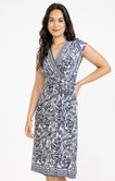 Robe midi cache-coeur