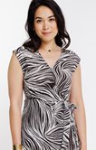 Robe midi portefeuille