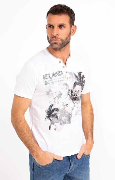 Tee-shirt manches courtes Island