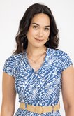Robe en maille plissé avec ceinture 