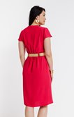 Robe droite longueur midi