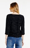 Pull avec vagues de points brillants
