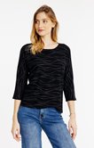 Pull avec vagues de points brillants
