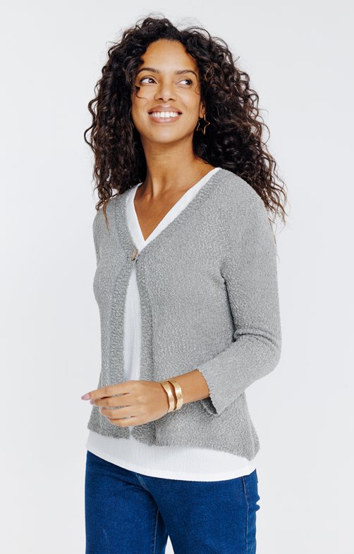 Cardigan avec boutons coco