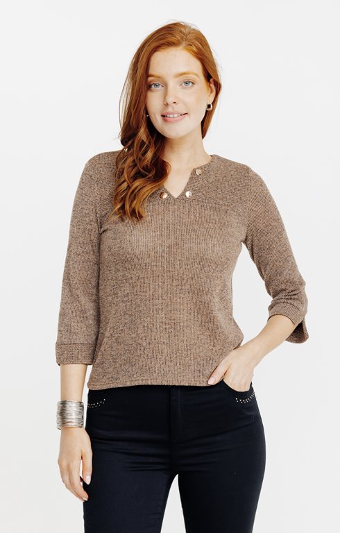 Pull bi matière