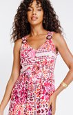 Robe longue imprimée