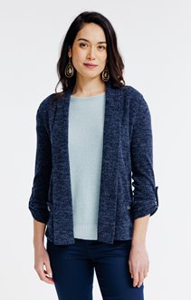 Cardigan manches retroussables