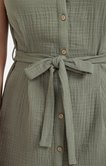 Robe chemise en gaze de coton