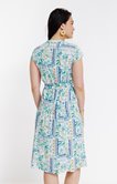 Robe chemise col tunisien 