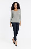 Pull maille brillante