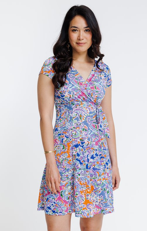 Robe courte évasée