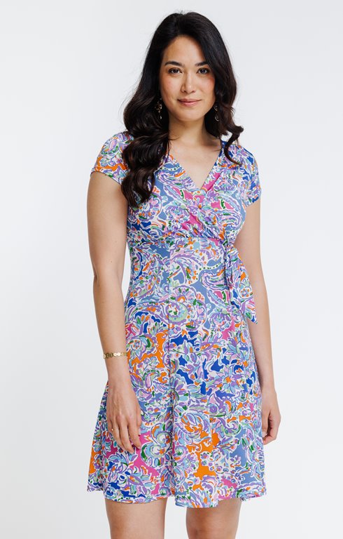 Robe courte évasée