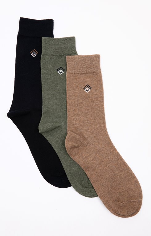 Lot de 3 paires chaussettes homme