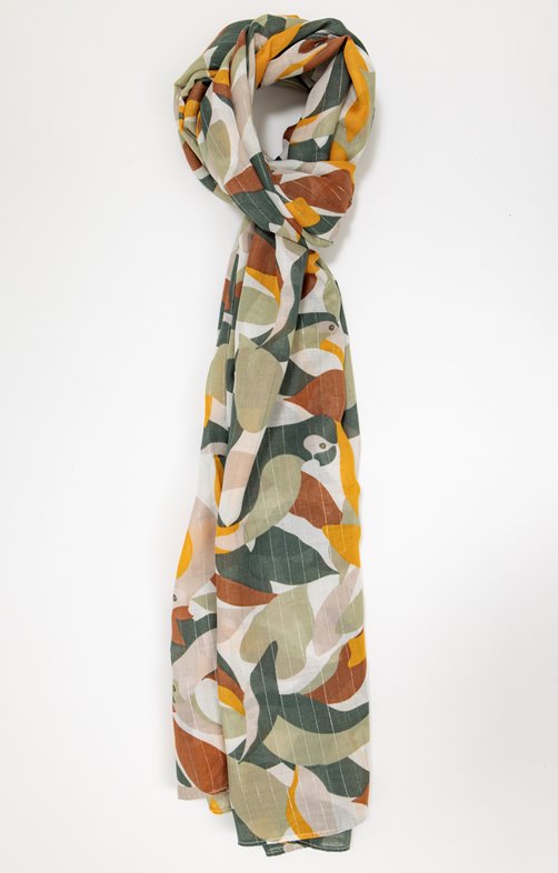 Grand foulard imprimé