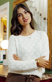 Tee-shirt uni boutons au dos