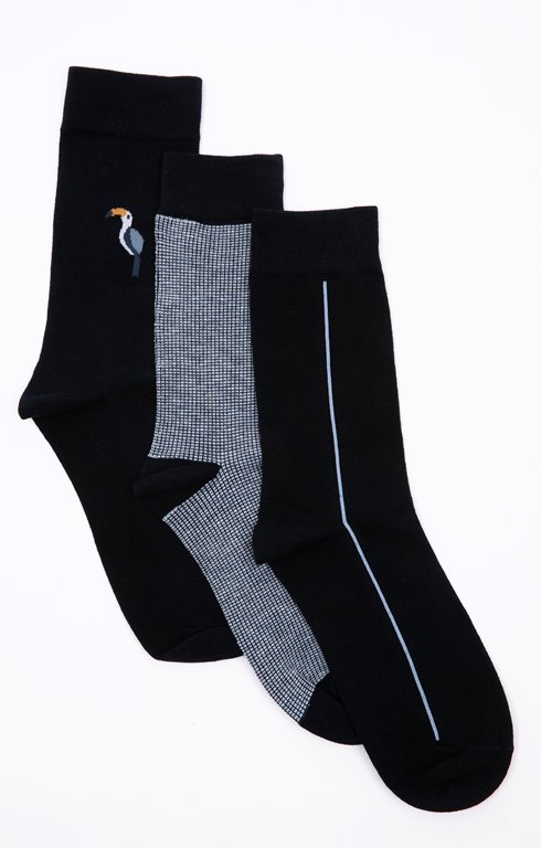 Lot 3 paires chaussettes homme